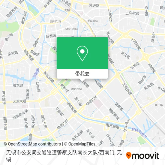 无锡市公安局交通巡逻警察支队南长大队-西南门地图