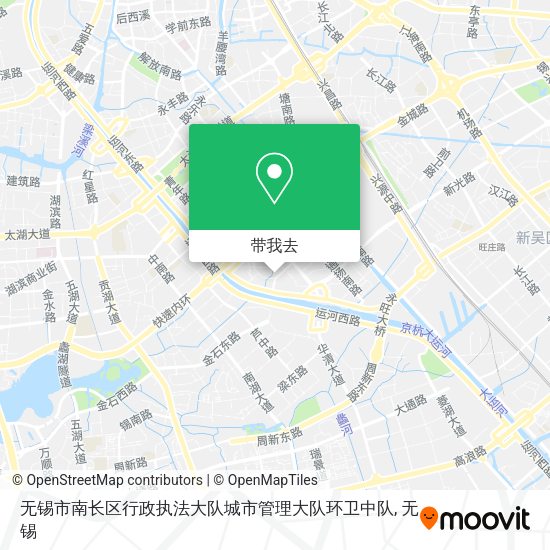 无锡市南长区行政执法大队城市管理大队环卫中队地图