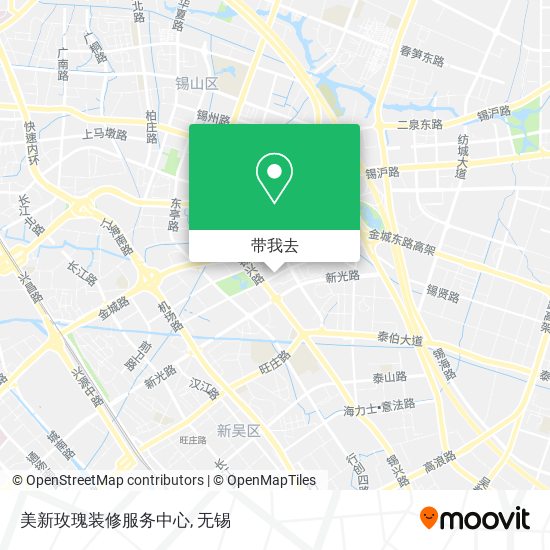 美新玫瑰装修服务中心地图