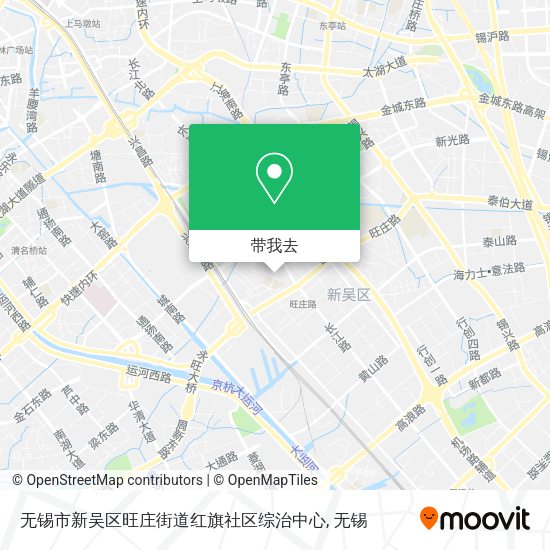 无锡市新吴区旺庄街道红旗社区综治中心地图