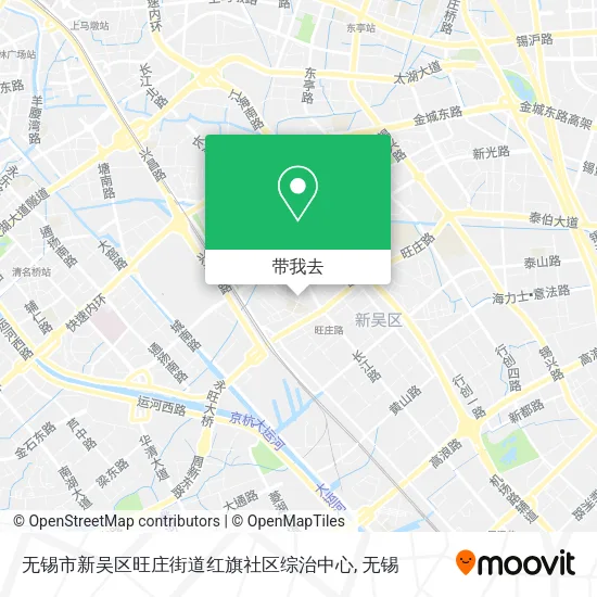 无锡市新吴区旺庄街道红旗社区综治中心地图