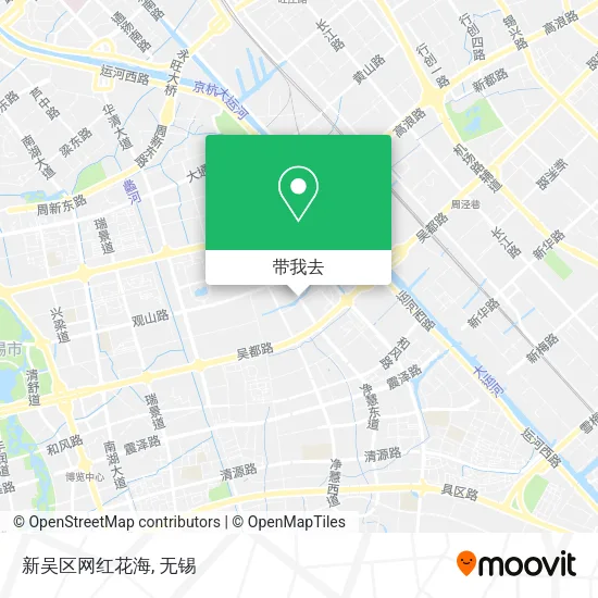 新吴区网红花海地图