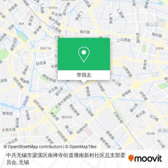 中共无锡市梁溪区南禅寺街道塘南新村社区总支部委员会地图