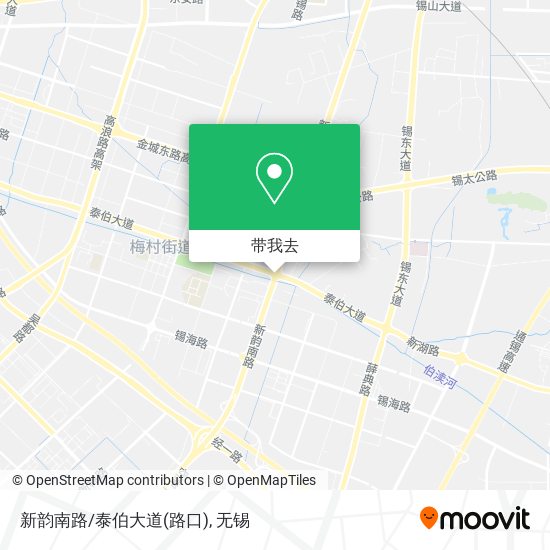 新韵南路/泰伯大道(路口)地图