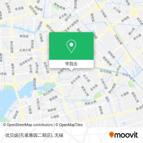优贝妮(孔雀雅园二期店)地图