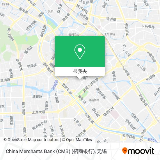 China Merchants Bank (CMB) (招商银行)地图