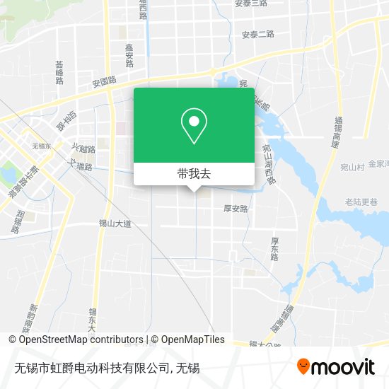 无锡市虹爵电动科技有限公司地图