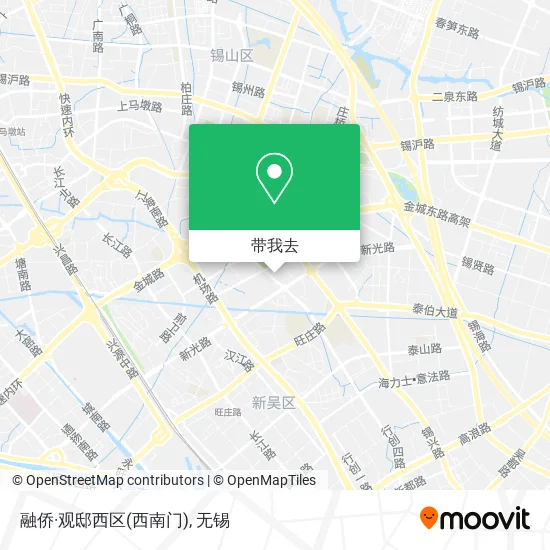 融侨·观邸西区(西南门)地图