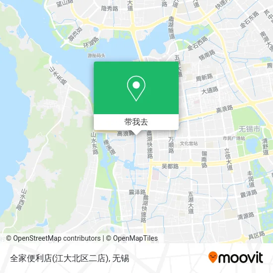 全家便利店(江大北区二店)地图