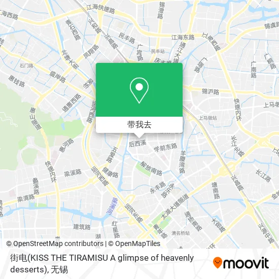 街电(KISS THE TIRAMISU A glimpse of heavenly desserts)地图