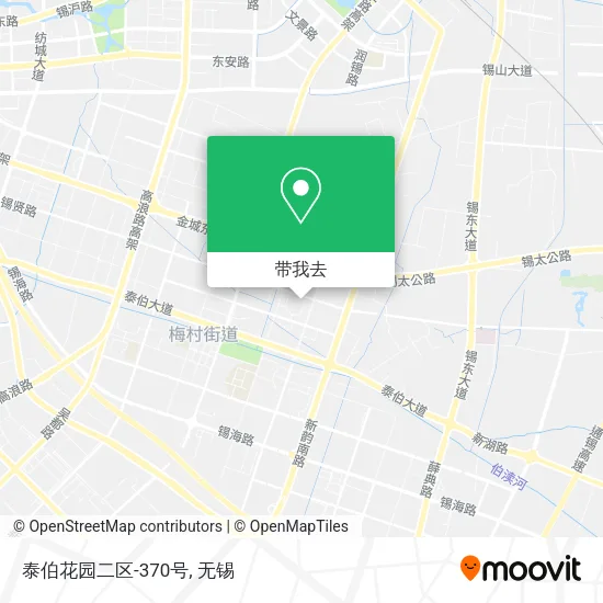 泰伯花园二区-370号地图