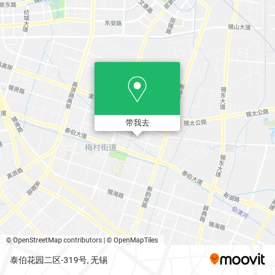 泰伯花园二区-319号地图