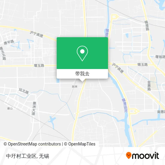 中圩村工业区地图