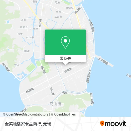金菜地潘家食品商行地图