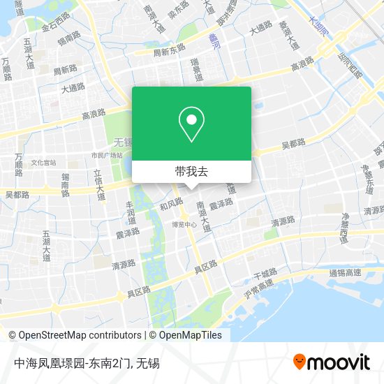 中海凤凰璟园-东南2门地图