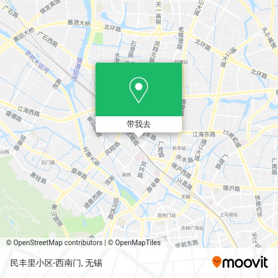 民丰里小区-西南门地图