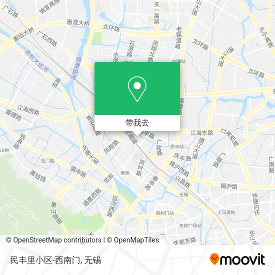 民丰里小区-西南门地图