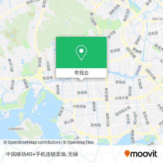 中国移动4G+手机连锁卖场地图