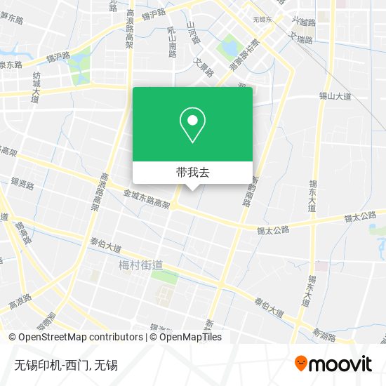 无锡印机-西门地图