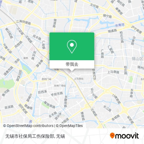 无锡市社保局工伤保险部地图