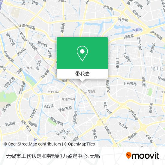 无锡市工伤认定和劳动能力鉴定中心地图