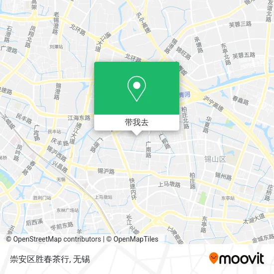 崇安区胜春茶行地图