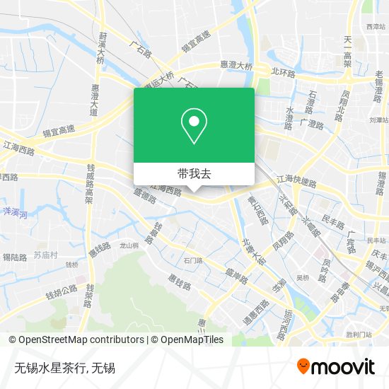 无锡水星茶行地图