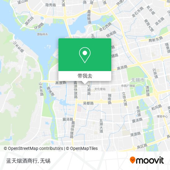 蓝天烟酒商行地图