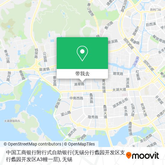 中国工商银行附行式自助银行(无锡分行蠡园开发区支行蠡园开发区A3幢一层)地图