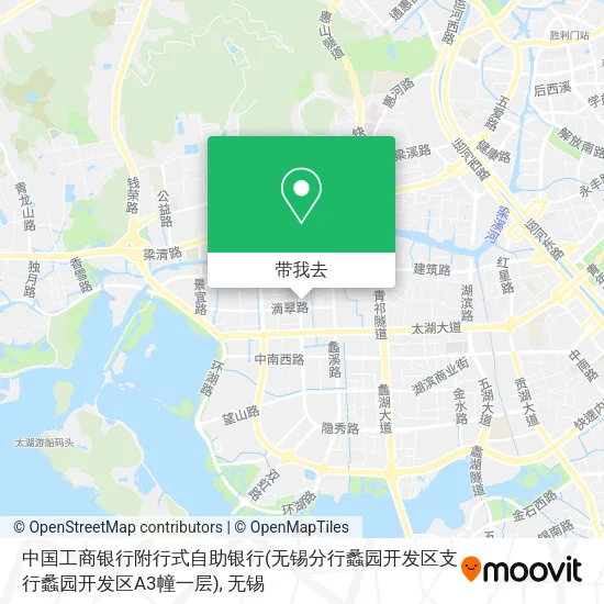 中国工商银行附行式自助银行(无锡分行蠡园开发区支行蠡园开发区A3幢一层)地图