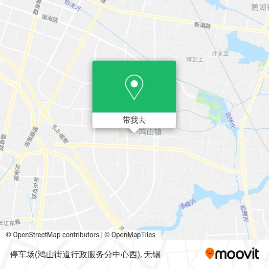 停车场(鸿山街道行政服务分中心西)地图