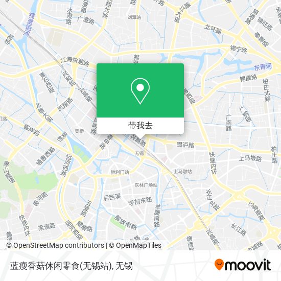 蓝瘦香菇休闲零食(无锡站)地图