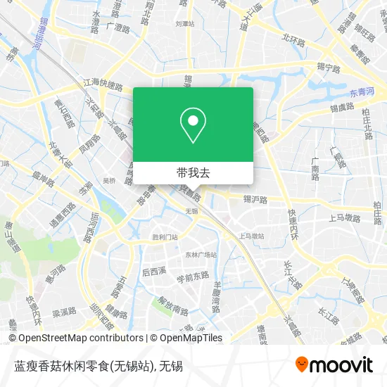 蓝瘦香菇休闲零食(无锡站)地图