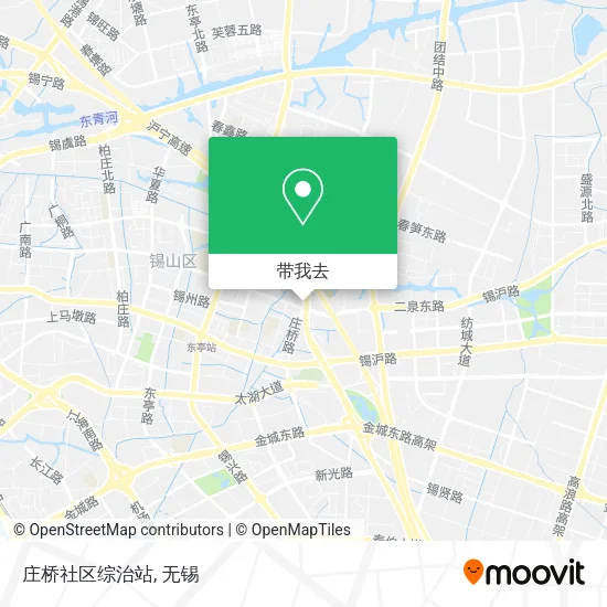 庄桥社区综治站地图