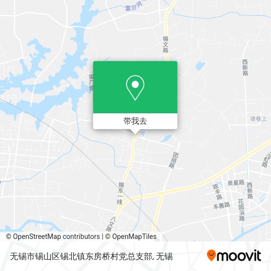 无锡市锡山区锡北镇东房桥村党总支部地图