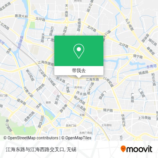 江海东路与江海西路交叉口地图