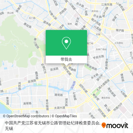 中国共产党江苏省无锡市公路管理处纪律检查委员会地图