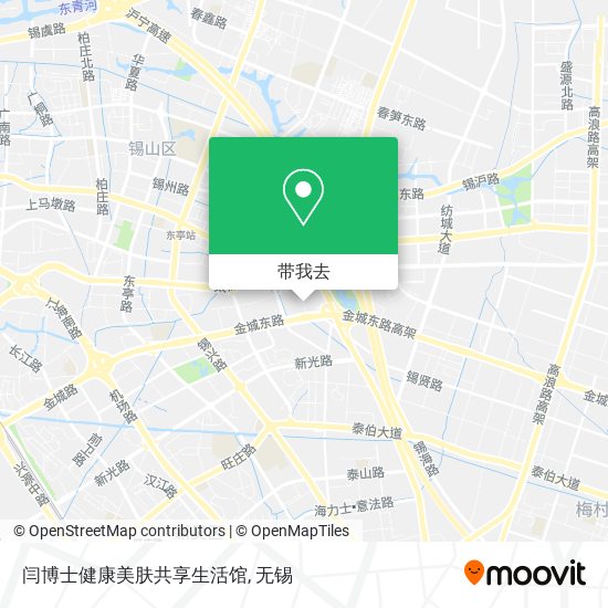 闫博士健康美肤共享生活馆地图