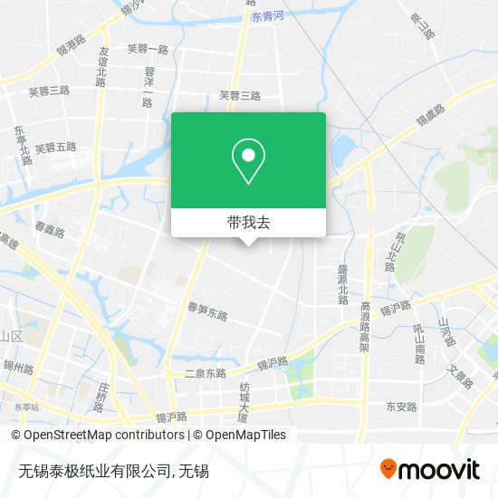 无锡泰极纸业有限公司地图