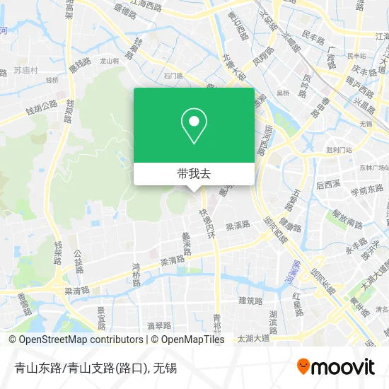 青山东路/青山支路(路口)地图