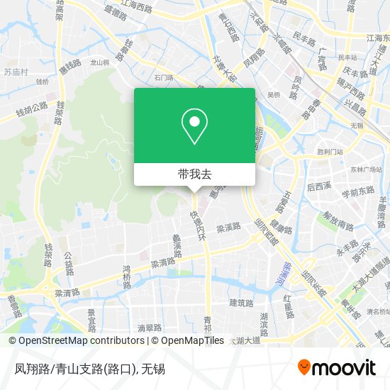 凤翔路/青山支路(路口)地图