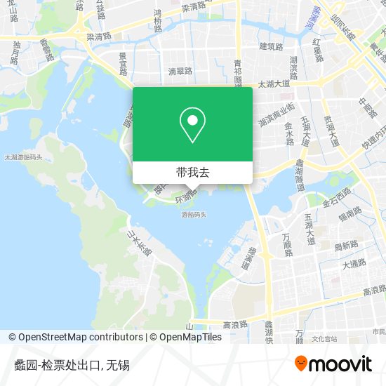 蠡园-检票处出口地图