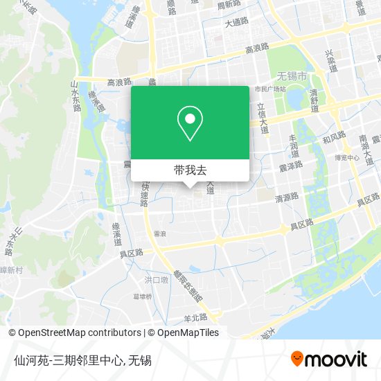 仙河苑-三期邻里中心地图