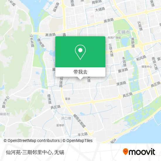 仙河苑-三期邻里中心地图
