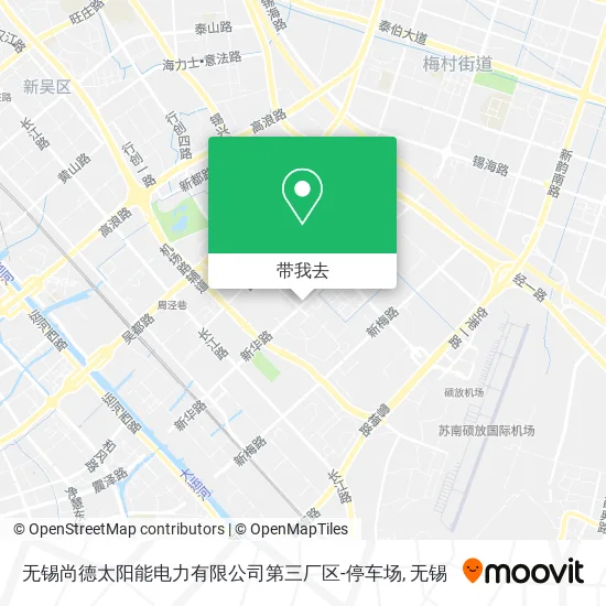 无锡尚德太阳能电力有限公司第三厂区-停车场地图