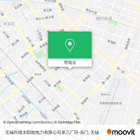 无锡尚德太阳能电力有限公司第三厂区-东门地图