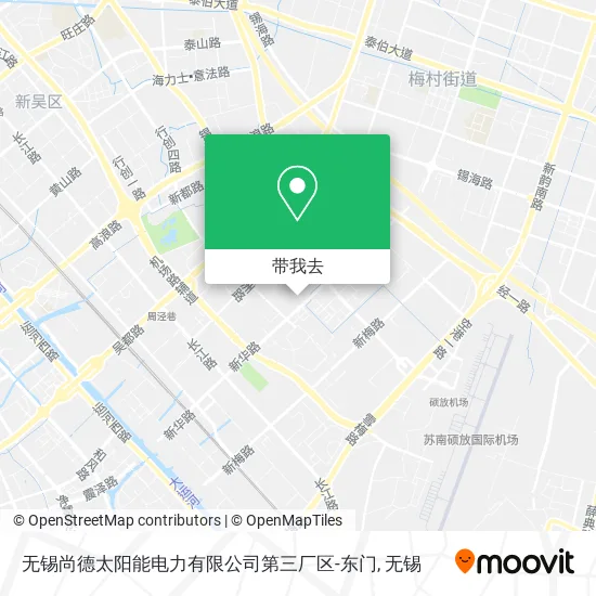 无锡尚德太阳能电力有限公司第三厂区-东门地图