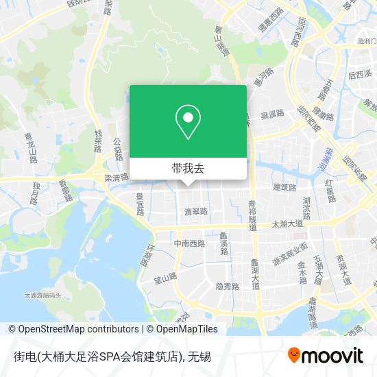 街电(大桶大足浴SPA会馆建筑店)地图