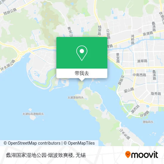 蠡湖国家湿地公园-烟波致爽楼地图