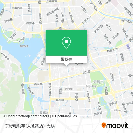 东野电动车(大通路店)地图